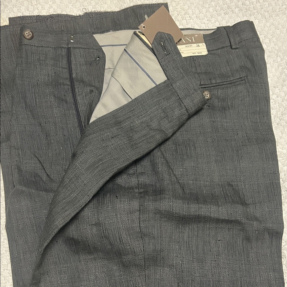 Alfani Gray Linen Pants